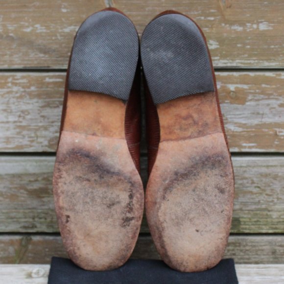 Vintage Cole Haan Brown Lizard Skin Loafers, Women's 9 B, Made in Italy, EUC - Picture 11 of 12